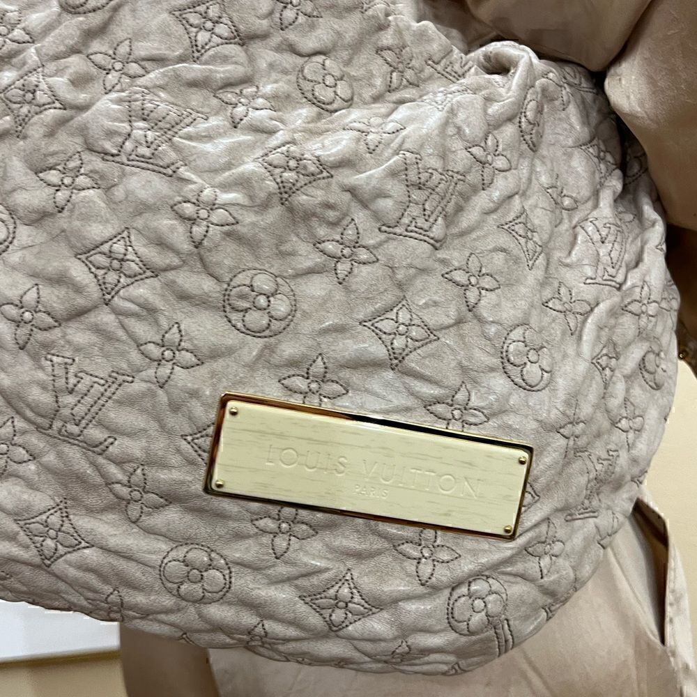 LOUIS VUITTON Monogram Olympe Nimbus PM 18x12 embossed leather EUC vintage rare - Picture 5 of 17